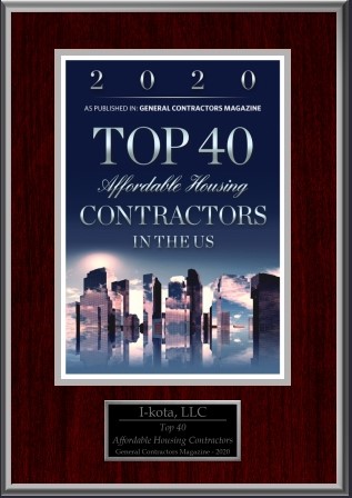 2020 Top 40 Affordable Housing Contractor