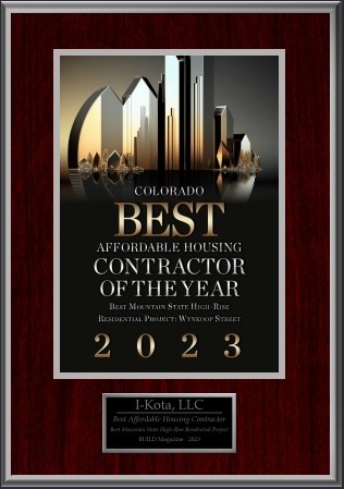 BUILD Magazine Best Affordable Housing Contractor Best Mountain State Project Wynkoop 2023